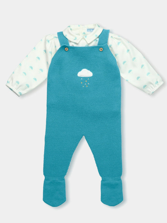 ANGEL CLOUD BABY BOY OUTFIT 2 PCE LONG SLEEVE SET