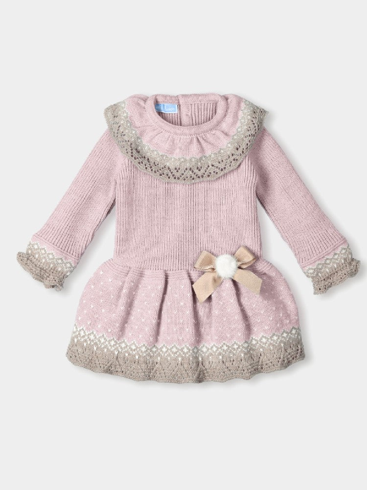 PRINCESA BABY GIRL LONG SLEEVE DRESS